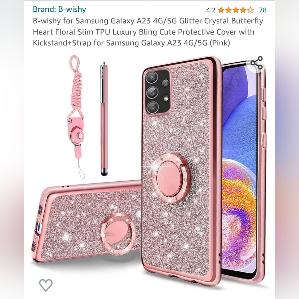New Price!!NWOT Galaxy S23 Cover Pink